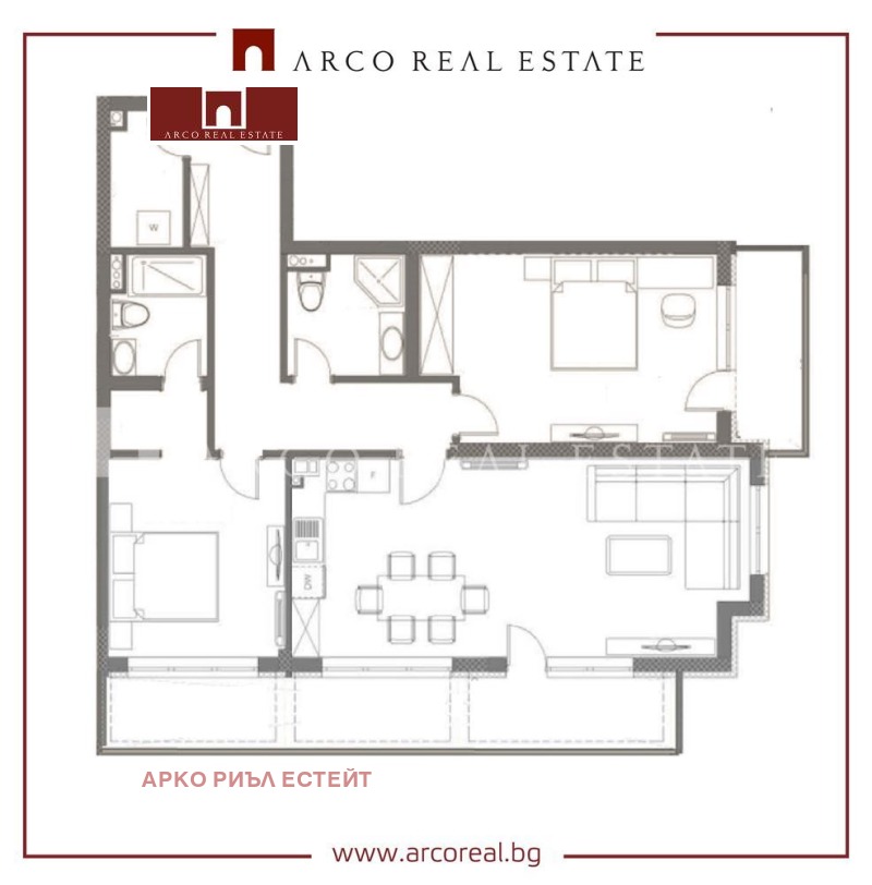 Na sprzedaż  2 sypialnie Sofia , Krastowa wada , 139 mkw | 85284054 - obraz [3]