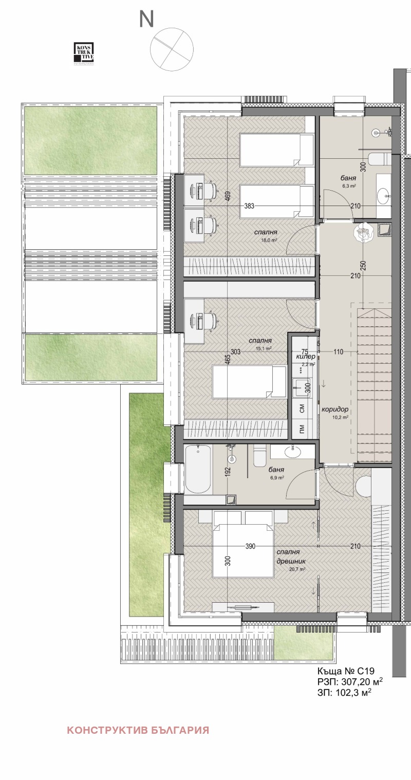 Satılık  Ev Sofia , German , 307 metrekare | 64769676 - görüntü [5]