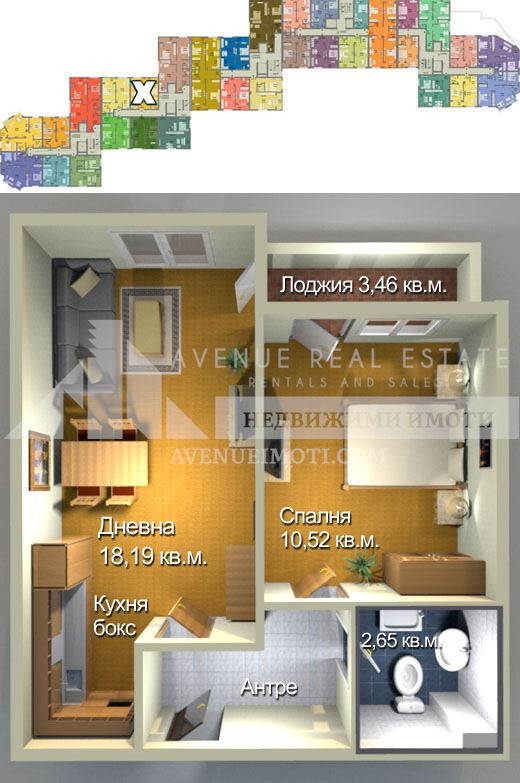 À venda  1 quarto Burgas , Meden rudnik - zona A , 57 m² | 96482321 - imagem [7]