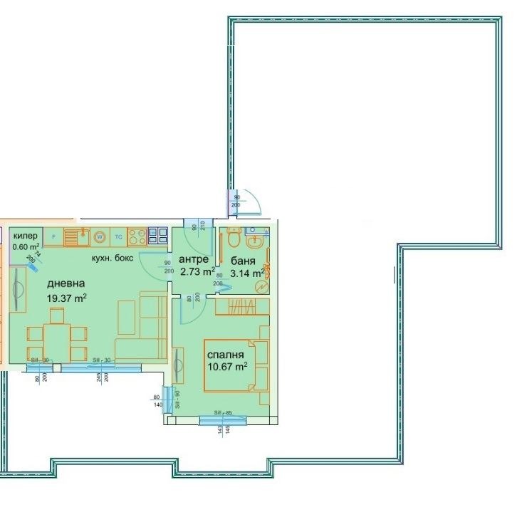 Продава 2-СТАЕН, гр. Варна, Изгрев, снимка 4 - Aпартаменти - 48588213