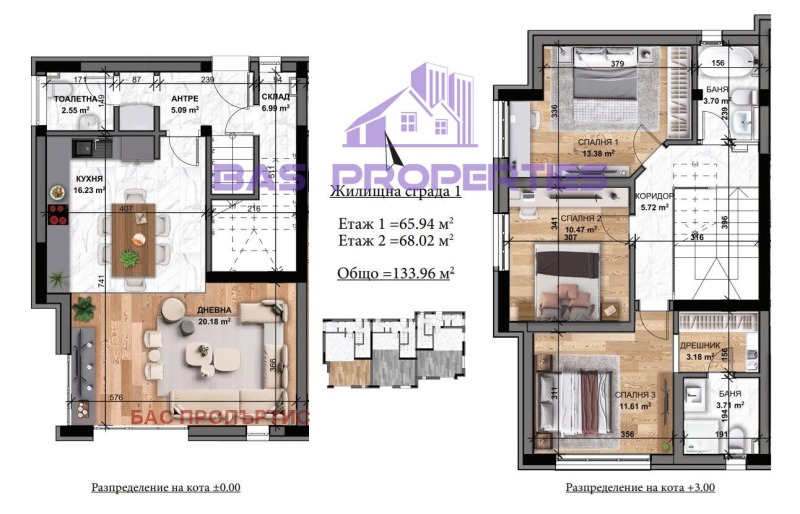 Продаја  Кућа регион Софиа , Костинброд , 134 м2 | 88991562 - слика [5]