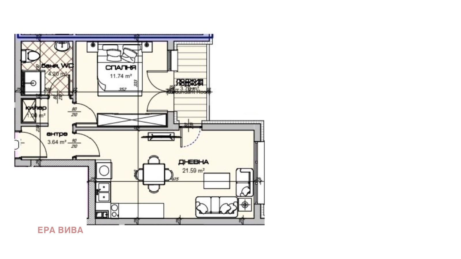 Продава 2-СТАЕН, гр. Варна, Колхозен пазар, снимка 2 - Апартаменти - 54217132