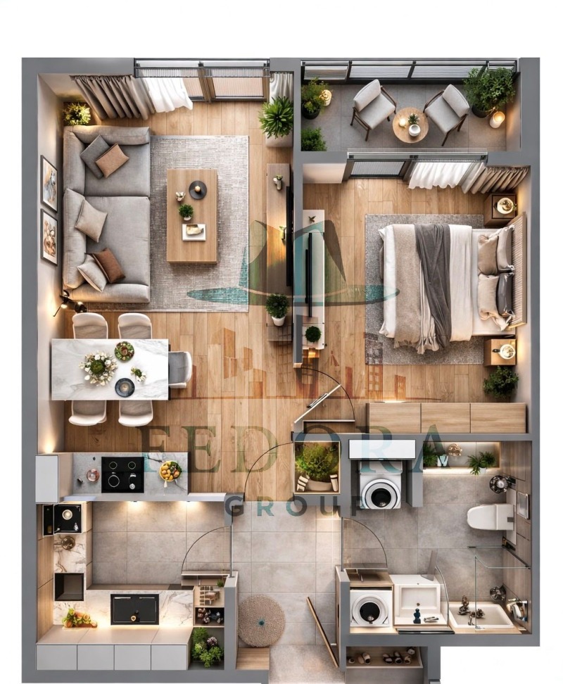 Продава 2-СТАЕН, гр. София, Кръстова вада