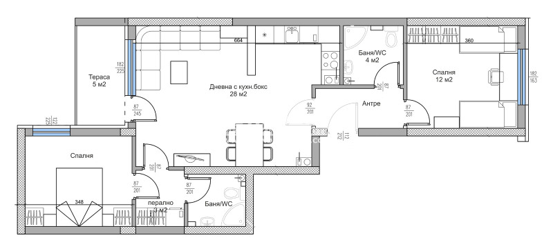 Продава  3-стаен град Пловдив , Тракия , 94 кв.м | 80600035 - изображение [2]