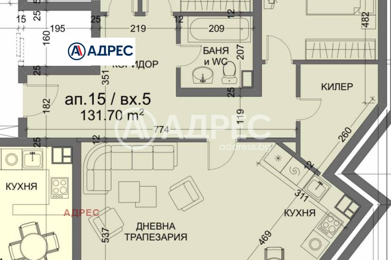 Продава МНОГОСТАЕН, гр. Варна, к.к. Чайка, снимка 12 - Апартаменти - 51963033
