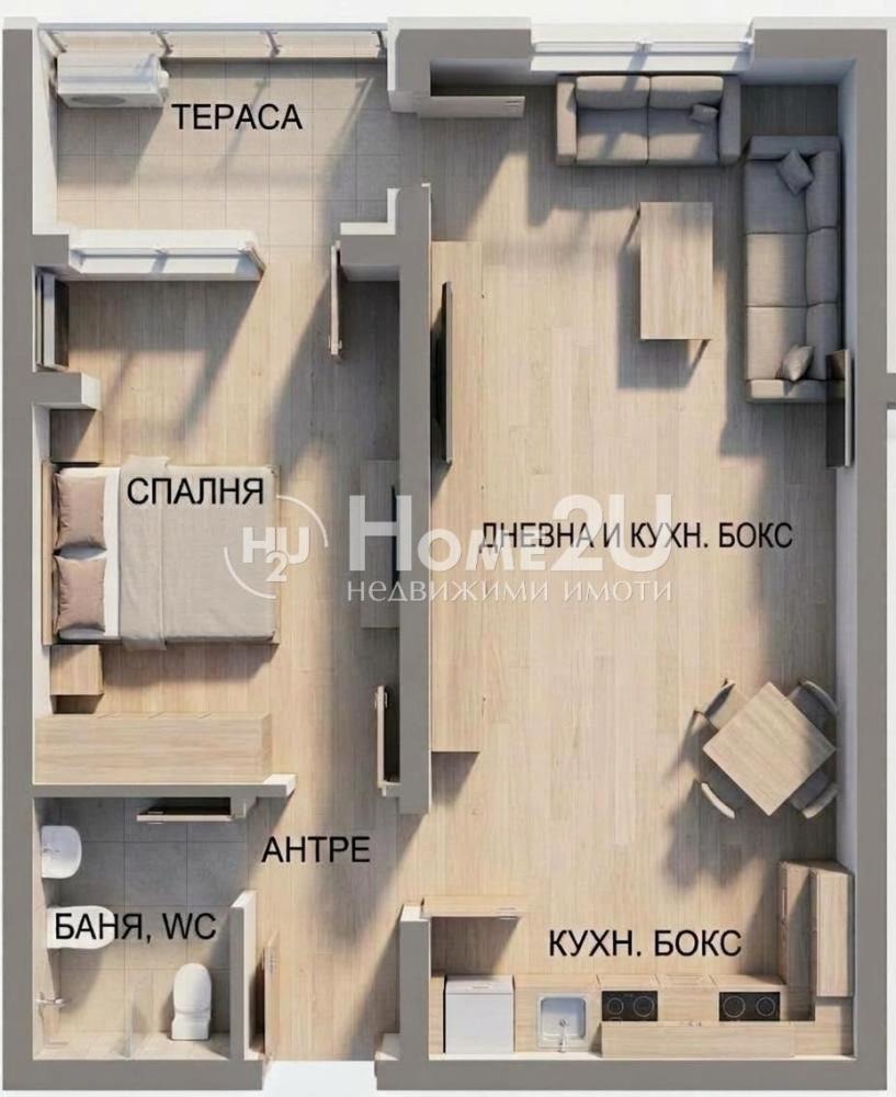 Продава 2-СТАЕН, гр. Пловдив, Кючук Париж, снимка 8 - Апартаменти - 55517761