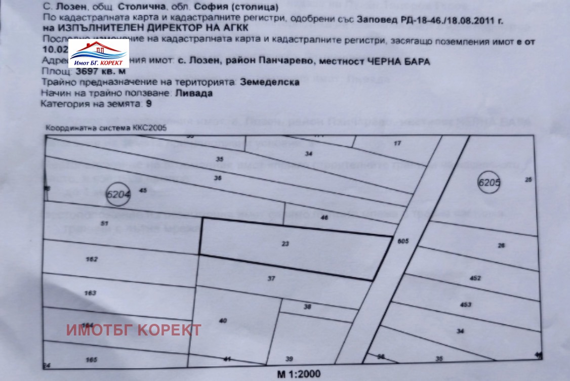 Продава ПАРЦЕЛ, с. Равно поле, област София област, снимка 5 - Парцели - 54588948