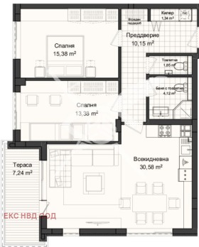 2 bedroom Karshiyaka, Plovdiv 1