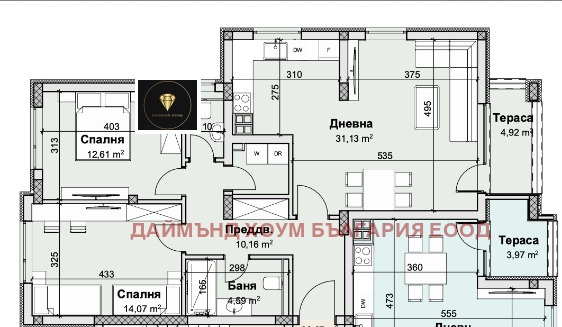 Продава 3-СТАЕН, гр. Пловдив, Остромила, снимка 2 - Aпартаменти - 47448408