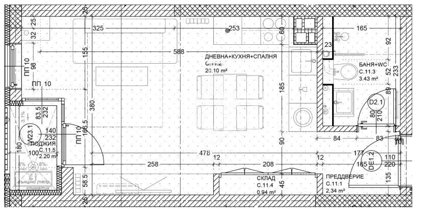 Продава 1-СТАЕН, гр. София, Малинова долина, снимка 3 - Апартаменти - 54265938