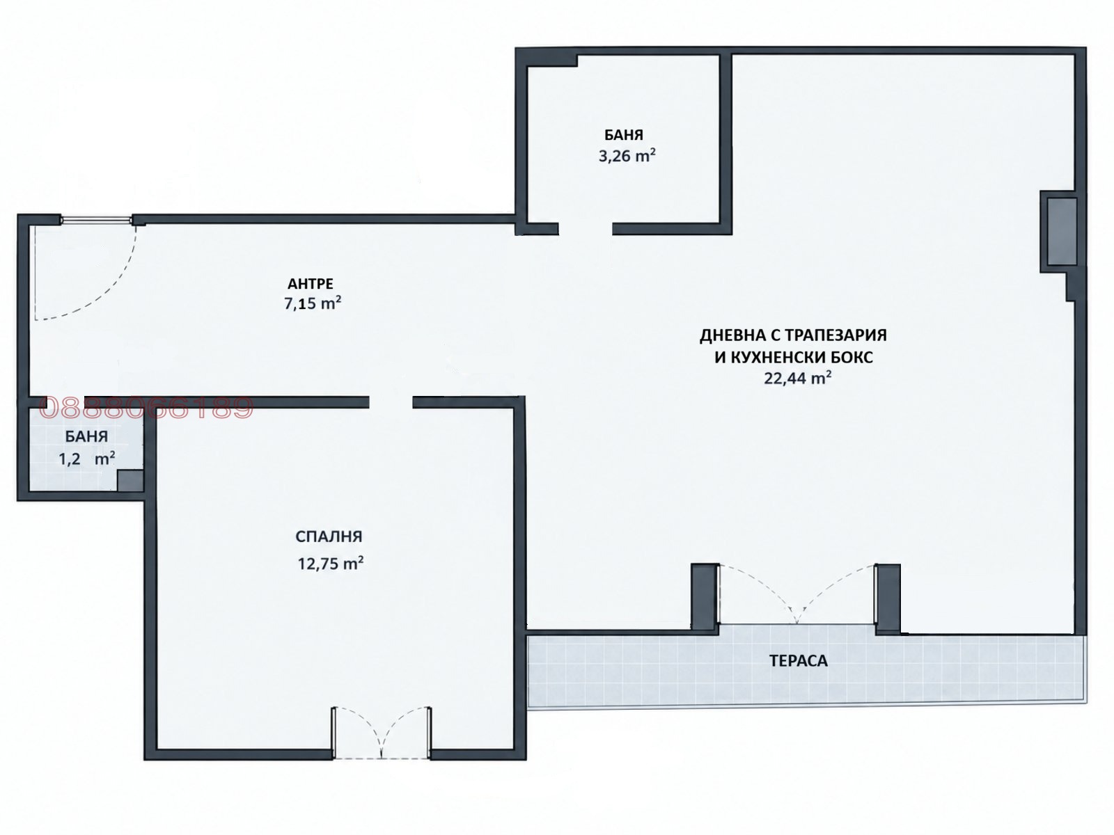 Продава 2-СТАЕН, гр. София, Овча купел, снимка 17 - Апартаменти - 56300846