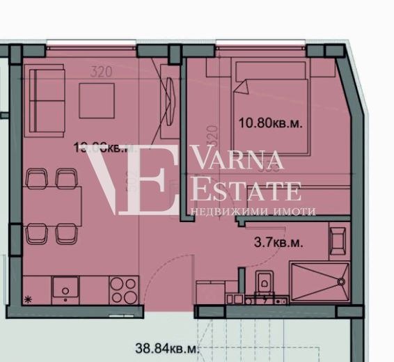 De vânzare  1 dormitor Varna , Briz , 44 mp | 82742885 - imagine [11]