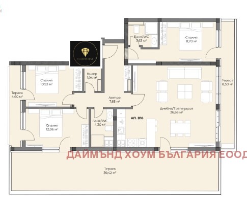 Продава 4-СТАЕН, гр. Пловдив, Христо Смирненски, снимка 2 - Aпартаменти - 48441565