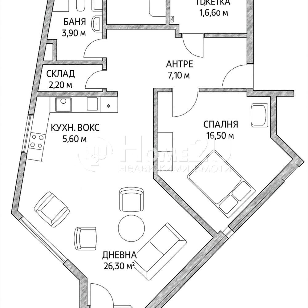 Продава 2-СТАЕН, гр. София, Горубляне, снимка 10 - Апартаменти - 54563826