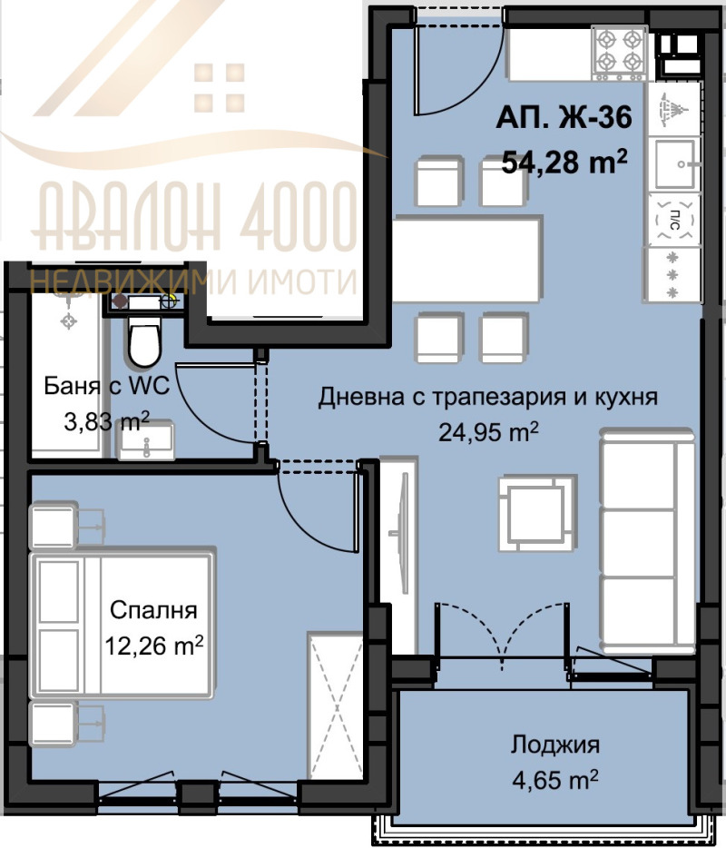 Na prodej  1 ložnice Plovdiv , Christo Smirnenski , 70 m2 | 69680977 - obraz [2]