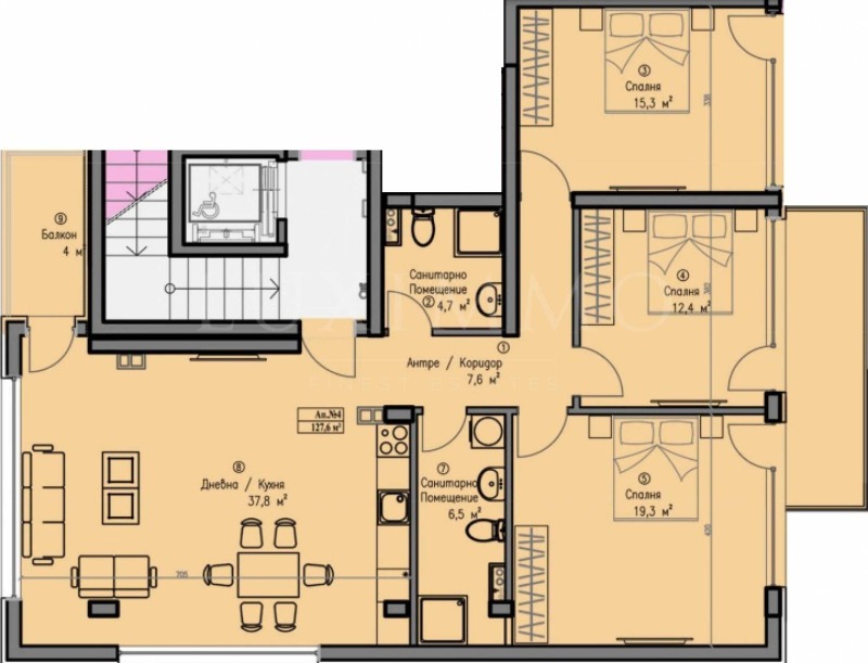 Продава  4-стаен град София , Бояна , 156 кв.м | 92619004 - изображение [5]
