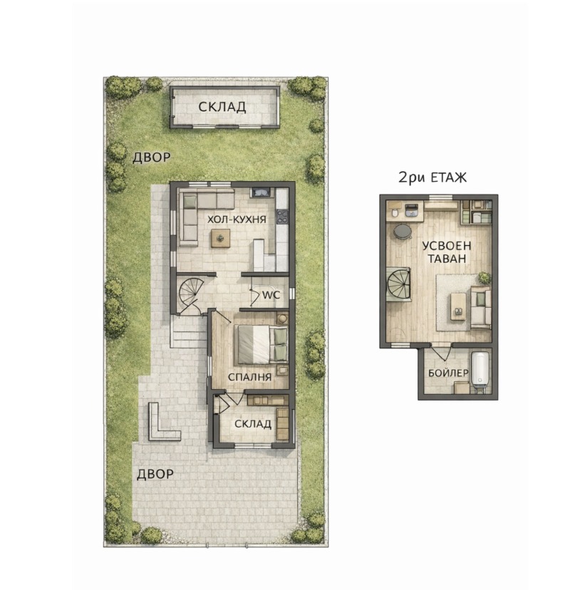 Продава КЪЩА, гр. София, Обеля, снимка 16 - Къщи - 53366786