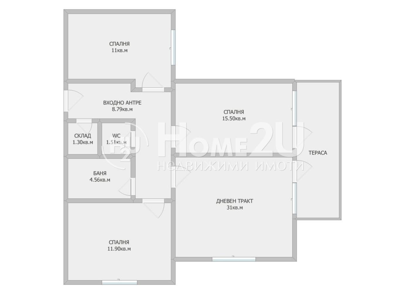 Продава 3-СТАЕН, гр. Варна, Цветен квартал, снимка 4 - Апартаменти - 53426759