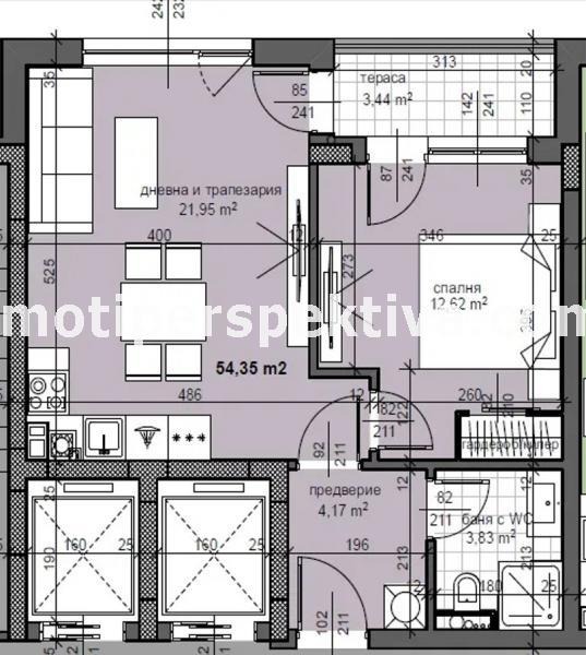 Продава 2-СТАЕН, гр. Пловдив, Тракия, снимка 3 - Апартаменти - 50561150