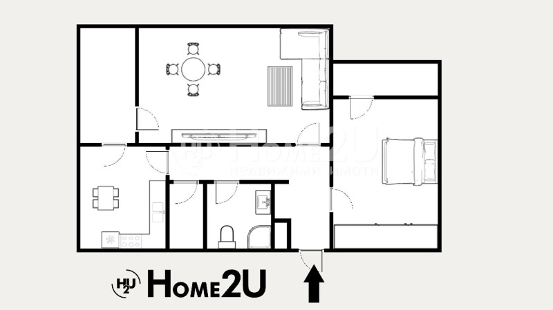 На продаж  1 спальня Пловдив , Каменица 2 , 76 кв.м | 68529791 - зображення [5]