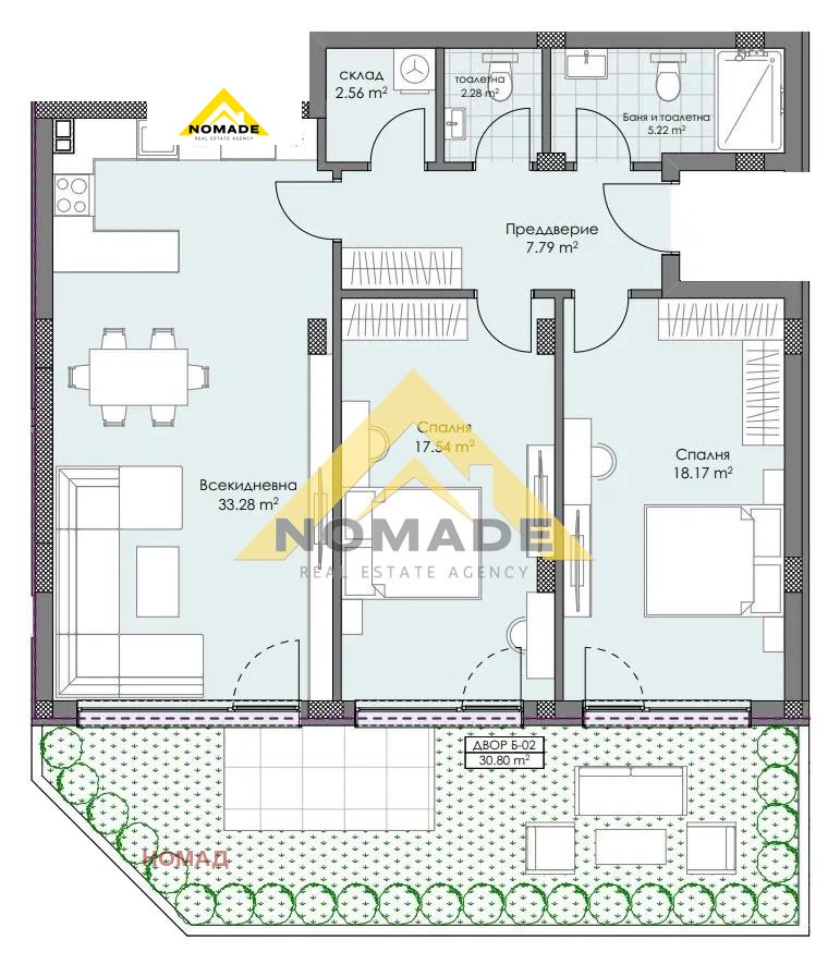 Продава 3-СТАЕН, гр. Пловдив, Остромила, снимка 8 - Апартаменти - 54956038