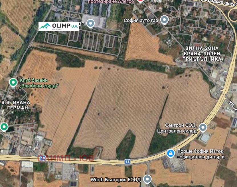 Продава ПАРЦЕЛ, гр. София, в.з.Врана - Герман