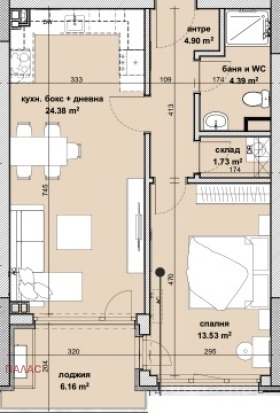 Продава 2-СТАЕН, гр. Бургас, Славейков, снимка 5 - Апартаменти - 55373507