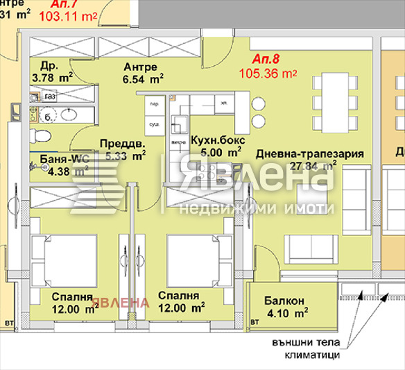 Продава 3-СТАЕН, гр. София, м-т Гърдова глава, снимка 2 - Aпартаменти - 46840151