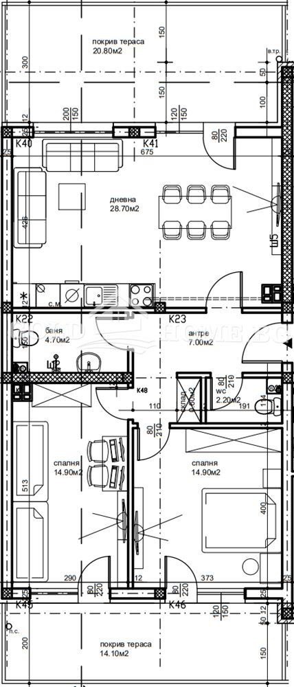 Продава 3-СТАЕН, гр. Пловдив, Беломорски, снимка 4 - Апартаменти - 54781121