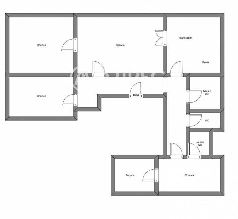 Till salu  3+ sovrum Sofia , Centar , 133 kvm | 17540292 - bild [4]