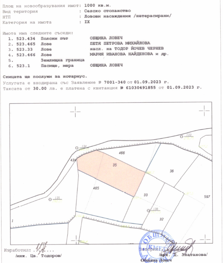 Te koop  Verhaallijn Lovetsj , v.z. Babakovets , 2291 m² | 40444574 - afbeelding [2]