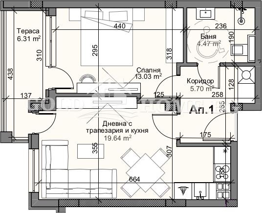 Продава 2-СТАЕН, гр. Пловдив, Кършияка, снимка 2 - Aпартаменти - 48236860