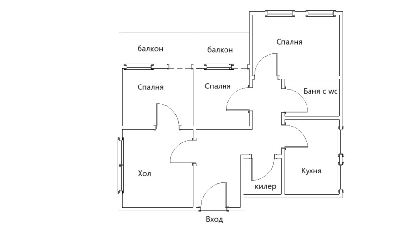 Till salu  3+ sovrum Sofia , Centar , 106 kvm | 82125531 - bild [16]
