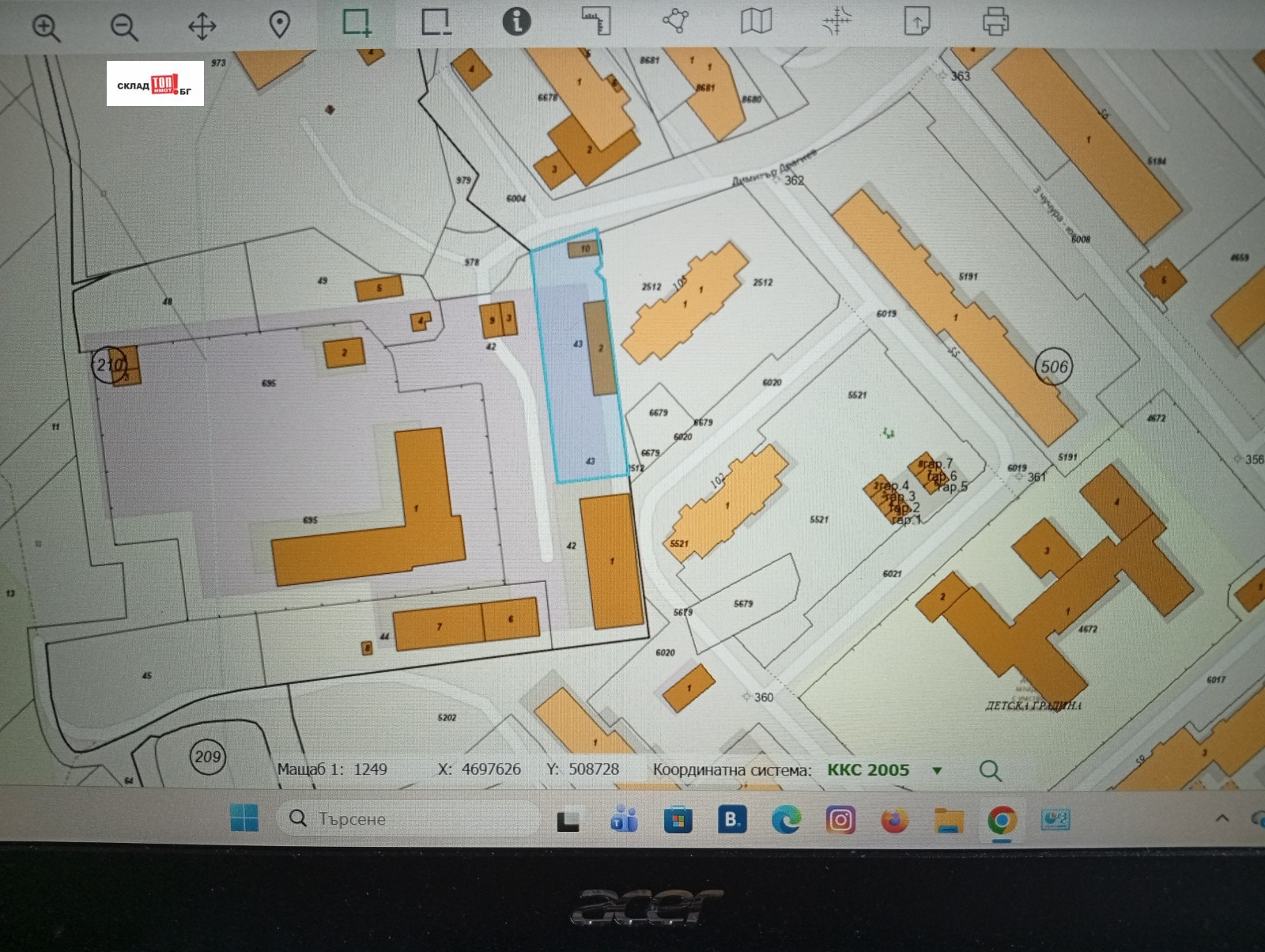Продава ПАРЦЕЛ, гр. Стара Загора, Казански