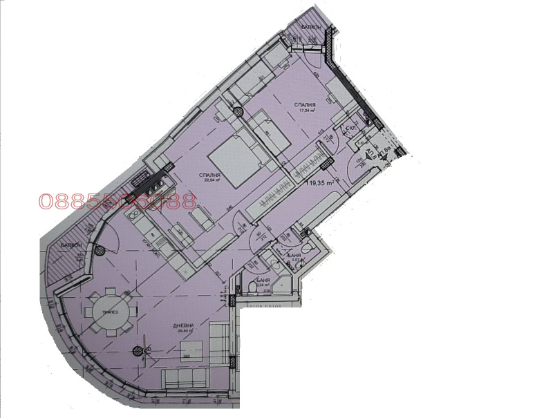 For Sale  3+ bedroom Sofia , Lozenets , 138 sq.m | 11484369 - image [2]