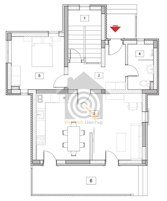 Satılık  Ev bölge Pernik , Divotino , 150 metrekare | 64880705