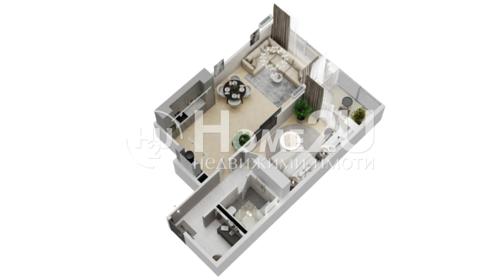 Продава 2-СТАЕН, гр. Варна, Кайсиева градина, снимка 2 - Апартаменти - 54534176