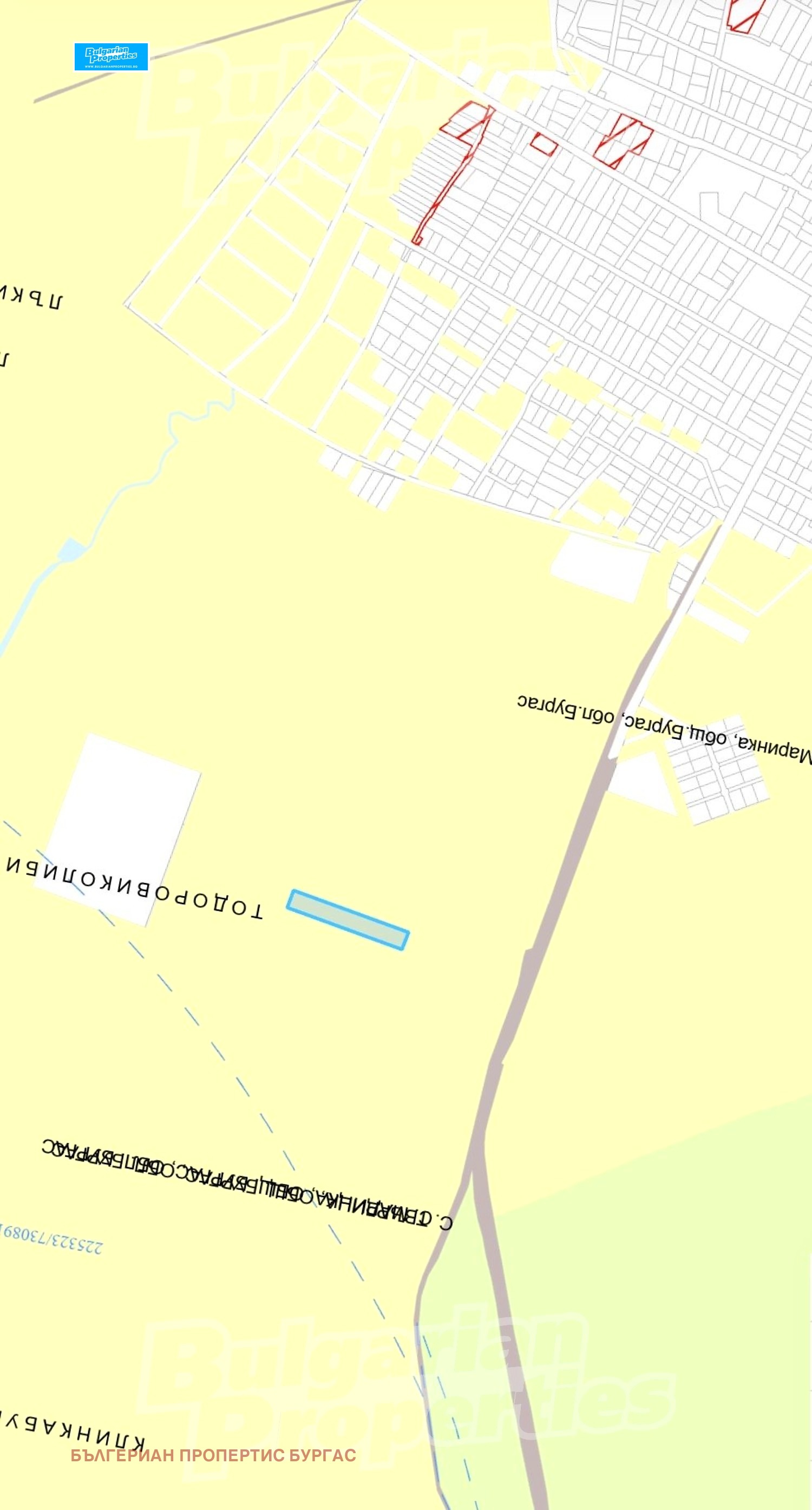 Продава ПАРЦЕЛ, гр. Бургас, с. Маринка, снимка 3 - Парцели - 56689666