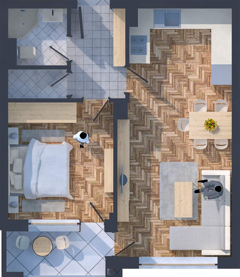 Te koop  1 slaapkamer Sofia , Druzjba 2 , 65 m² | 46774232 - afbeelding [6]