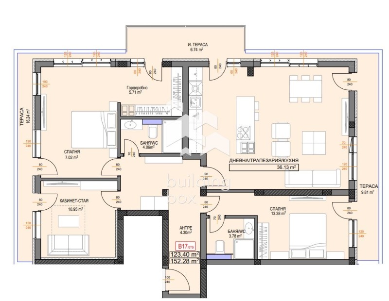 Продава 4-СТАЕН, гр. Пловдив, Христо Смирненски, снимка 7 - Aпартаменти - 48959089