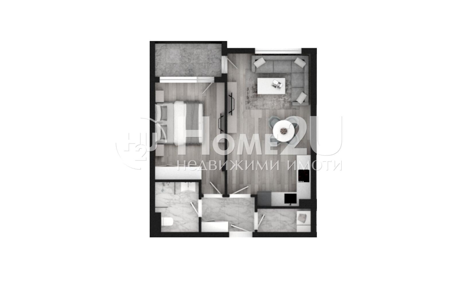 Продава 2-СТАЕН, гр. Пловдив, Кършияка, снимка 8 - Апартаменти - 53496496