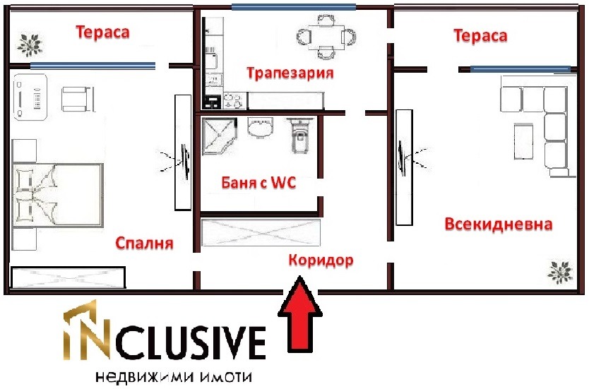 Продава 2-СТАЕН, гр. Кюстендил, Център, снимка 12 - Апартаменти - 55702598