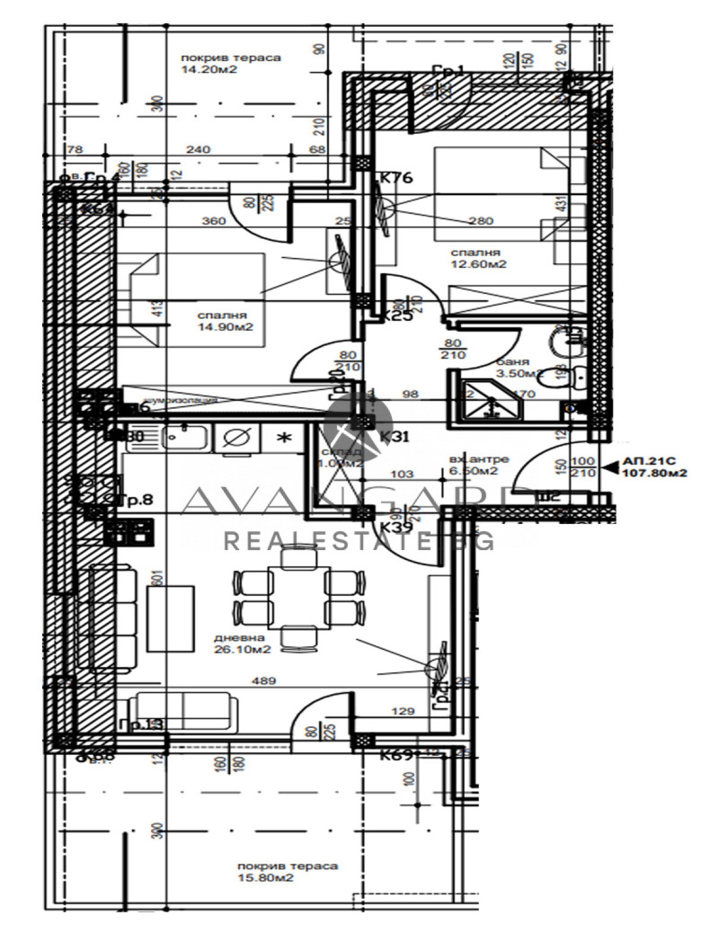 For Sale  2 bedroom Plovdiv , Ostromila , 122 sq.m | 27822765 - image [10]