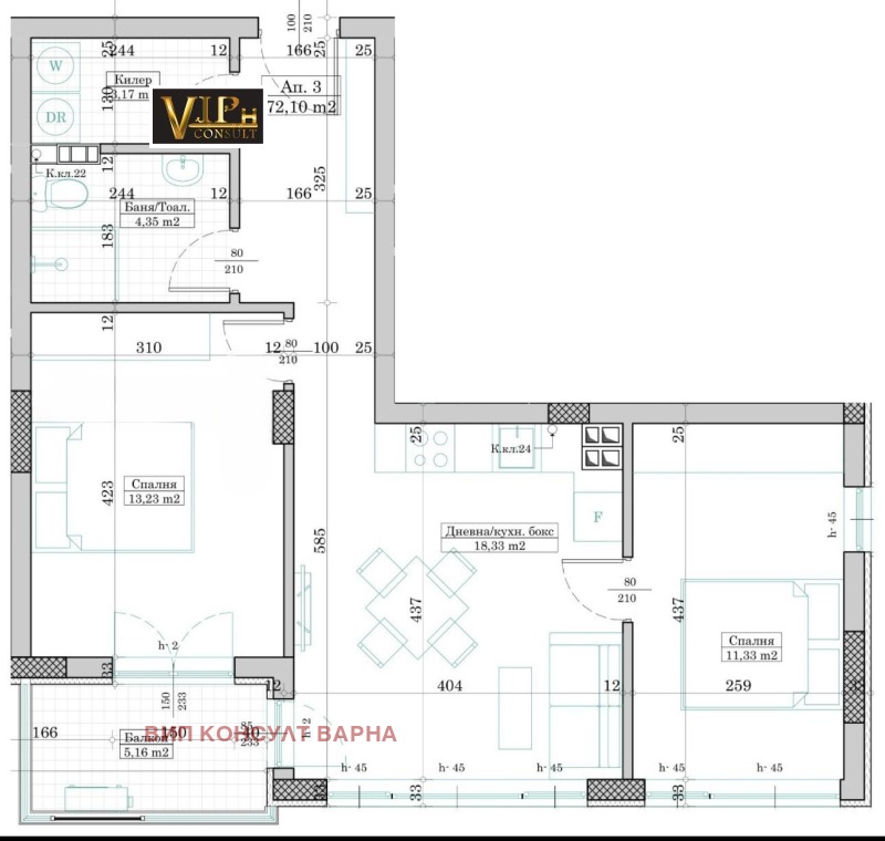 Продава 3-СТАЕН, гр. Варна, Победа, снимка 3 - Aпартаменти - 49084263