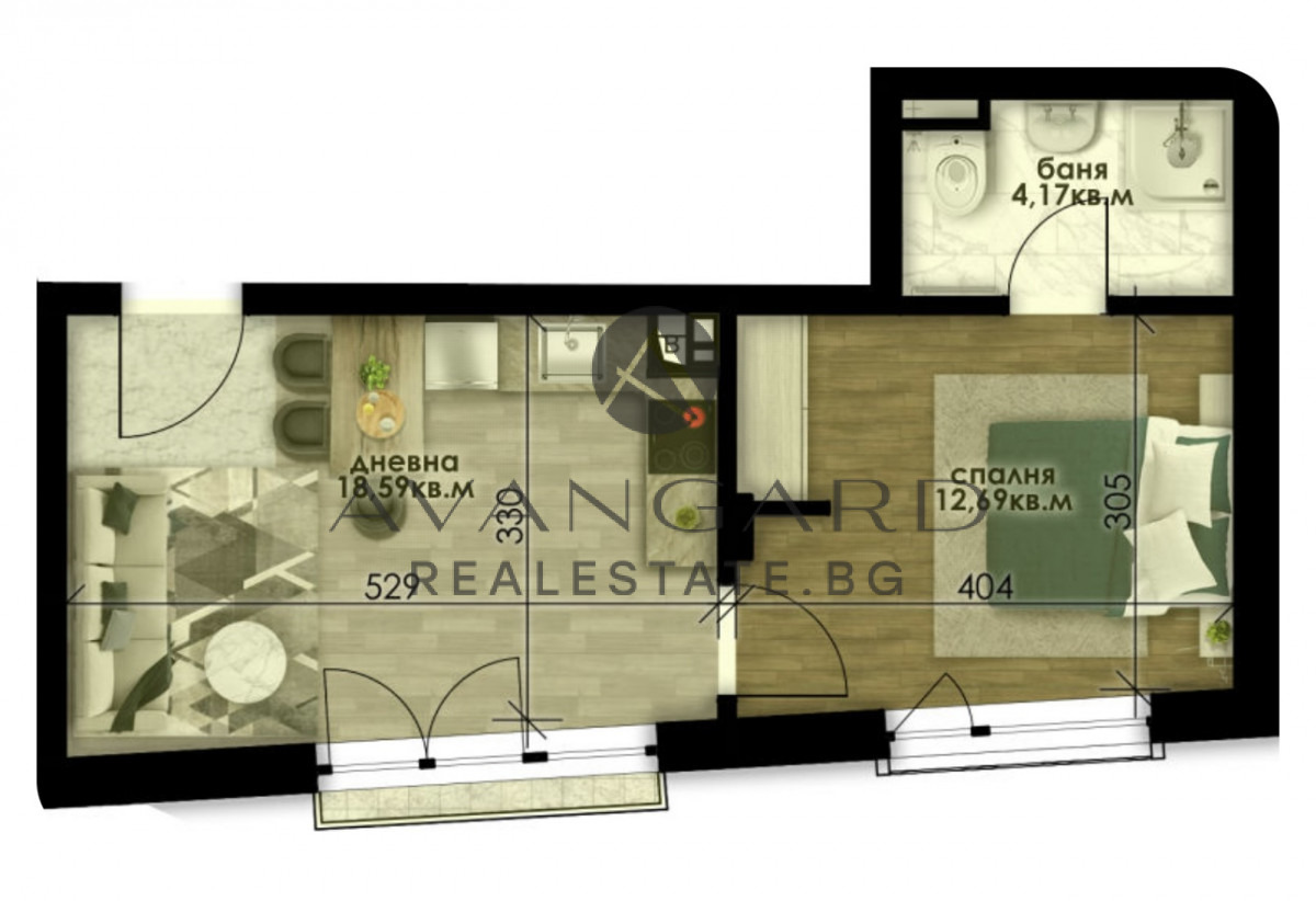 Продава 2-СТАЕН, гр. Пловдив, Остромила, снимка 7 - Апартаменти - 51532059