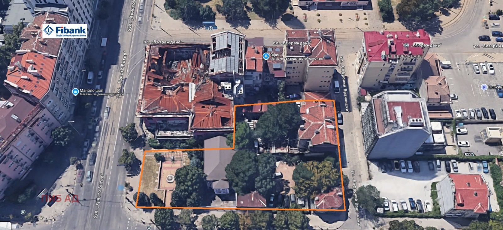 Продава ПАРЦЕЛ, гр. София, Център