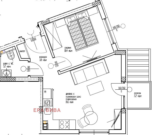 Продава 2-СТАЕН, гр. Варна, Чайка, снимка 7 - Апартаменти - 54594567