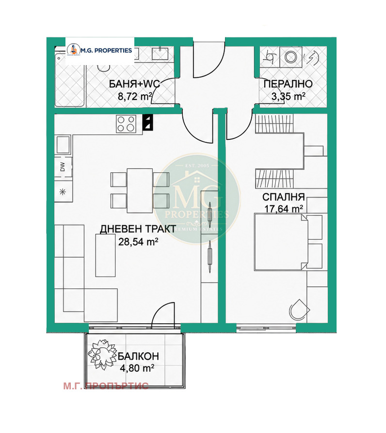 Продава 2-СТАЕН, гр. Варна, Бриз, снимка 13 - Апартаменти - 56361110