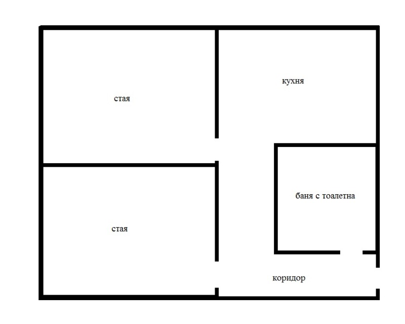 Продава 3-СТАЕН, гр. София, Толстой, снимка 1 - Aпартаменти - 47394249