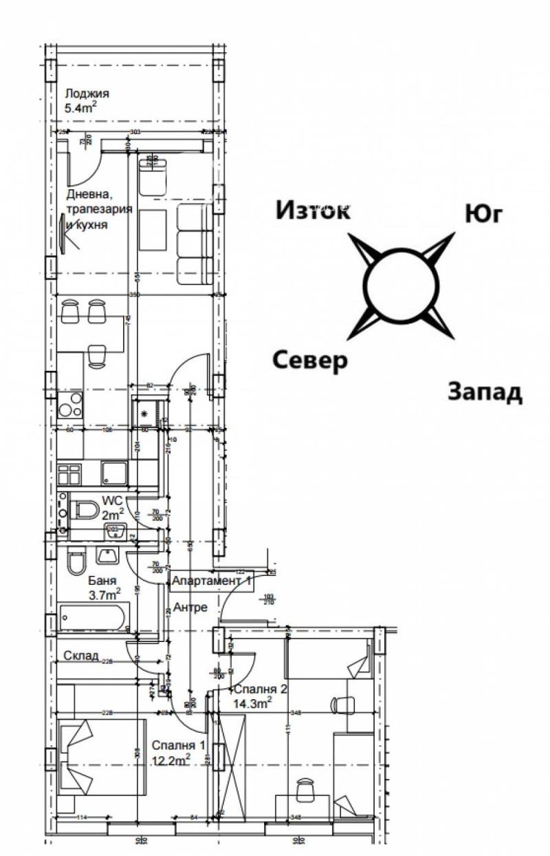 Zu verkaufen  2 Schlafzimmer Sofia , Ljulin 2 , 101 qm | 24970440 - Bild [3]